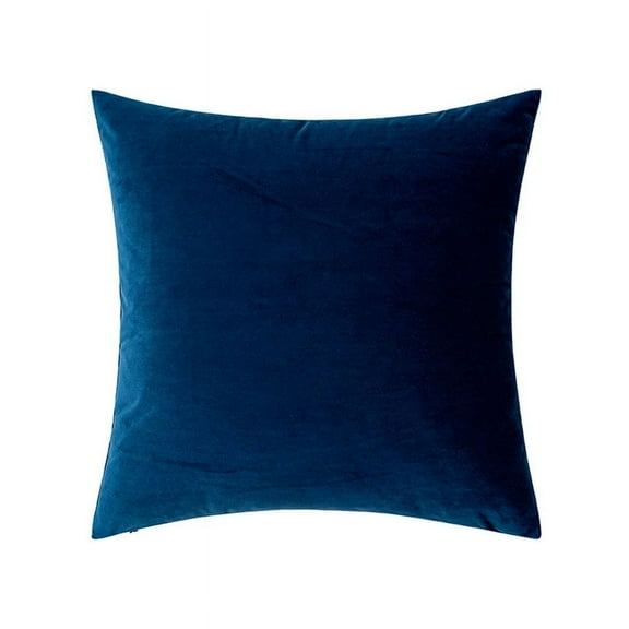 Knubmt Pack of 1 Solid Color Throw Pillow Cover Decorative Cushion Case Soft Velvet Pillow Case for Couch Sofa Bed Chair, 16x16 inch