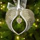 thumbnail image 4 of Adorno Memorial Wing Adorno de Navidad Un pedazo de mi corazón está en el cielo Ornamento Árbol de Navidad Colgante Regalo de recuerdo Afortunado Sencillez, 4 of 5