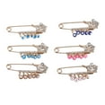 thumbnail image 2 of Brooch, 6 Colors Elegant Style Bright Golden  Jewelry  For Parties For Gift For Appointments, 2 of 8