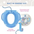 thumbnail image 4 of Asiento para ir al baño Ms. Rachel Soft con gancho de almacenamiento, 4 of 4