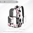thumbnail image 7 of Xoenoiee Cow Bow Print Kids Clear Backpack for Girls See Through Preschool Kindergarten Elementary School Backpack Transparent Bookbag Schoolbag Daypack with Adjustable Padded Straps, 7 of 7