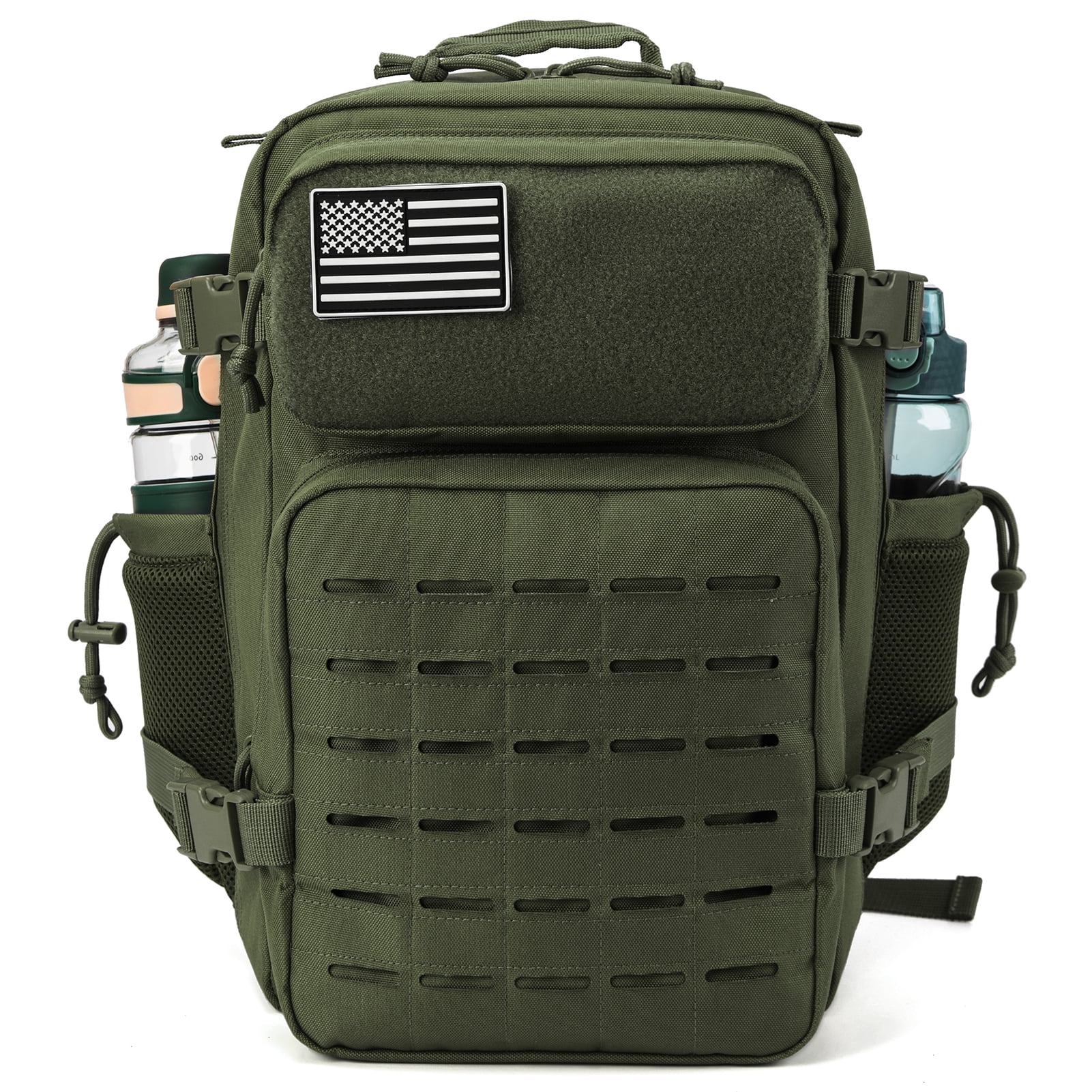 25L Molle Hiking Daypack Outdoor Backpack for Men Women Camping Travel Work Commuter Gym Bag