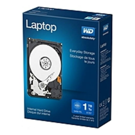 WD Laptop Mainstream Internal Hard Drive 2.5 Inch - SATA - 5400 rpm - 8 MB Buffer -