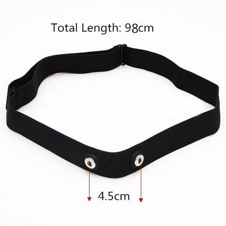 Adjustable Soft Efficient Stable Chest Belt Strap Band for Sport Heart Rate Monitor Fitness Equipment for Garmin Wahoo