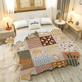 thumbnail image 5 of Yibo Giraffes Blanket Flannel Soft and Comfortable Anti-static Bed Sofa Blanket, 5 of 9