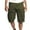 Army Green, variant on WWV Men Cargo Shorts Work Shorts for Men Construction Multi Pockets Shorts Solid Color Trendy Loose Fit Weekend Sports Workwear Pants Army Green L