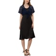 thumbnail image 2 of Allegra K Women's Lace Floral Cardigan Short Sleeve Tie Front Shrugs, 2 of 6