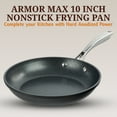 thumbnail image 4 of GraniteStone Armor Max 10 Inch Nonstick Frying Pan, 8x Longer Lasting Non Stick Hard Anodized Aluminum Frying Pan, Easy Clean, Oven Safe, Electric Stovetop Compatible, 4 of 8