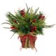 thumbnail image 1 of Bewildely Cesta decorativa navideña de plástico resistente para una elegancia duradera Kits de decoración para fiestas, 1 of 6