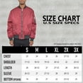 thumbnail image 5 of Mens Light Weight Padded Bomber Jacket Classic Windbreaker Utility Sleeve Pocket Fashion Jacket Coat, 5 of 5