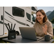 GlocalMe R40 Multi-Carriers Home Router with 150 US Data- Portable 4G+ CAT12 Home &RV Internet Router, Plug-and-Play LTE Wi-Fi for Home, RV, Office, Remote Work
