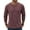 Dark Red, variant on COOFANDY Men's Henley Shirts Long Sleeve Casual Basic Solid Tees Soft Stretch Lightweight T-Shirt Fall Fashion Henley Top