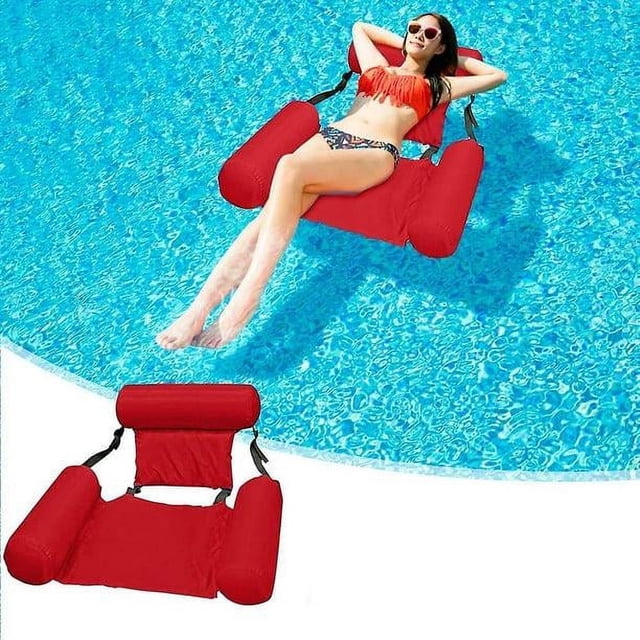Colchoneta inflable para piscina, tumbona acuática, colchoneta flotante, colchoneta inflable para piscina para deportes acuáticos