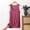 Red, variant on Qulqfy Tank Tops for Women Cotton Sleeveless Plus Size Beige Scoop Neck Casual Flowy Tunic Loose Fit Summer Tops 2XL