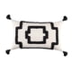 thumbnail image 1 of Fundas de almohada geométricas Borlas copetudas Decoración de algodón con Rectángulo 1, 1 of 6