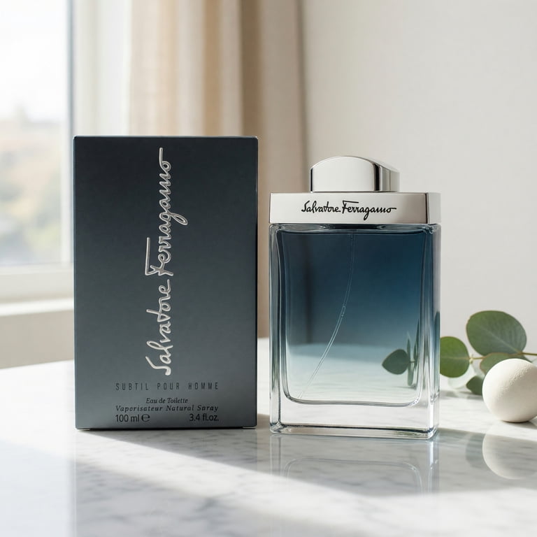 Salvatore Ferragamo Subtil Pour Homme Eau De Toilette Spray, 3.4