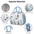 thumbnail image 4 of Lunch Bag Lunch Box for Women Reusable Insulated Lunch Bags,Water-Resistant Sea Shell Starfish Pattern Cooler Lunch Tote Bag, Large Capacity for Work Travel Picnic, 4 of 6