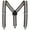 beigeblackstripe, variant on Buyless Fashion Suspenders for Kids and Baby Adjustable Elastic Solid Color 1 inch