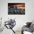 thumbnail image 5 of David Mann Motorcycle Art Gnghost Rider Prints Poster (49) Poster Decorative Painting Canvas Wall Art Living Room Posters Bedroom Painting 16x24inch(40x60cm), 5 of 6