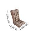 thumbnail image 3 of Uxgjfwu Fall Winter Backrest Cushion, Thickened Office Chair Cushion Set, Long Seat Cushion For Recliners Rocking Chairs, Home Comfort Support, 3 of 6
