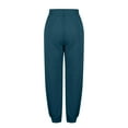 thumbnail image 7 of Diufon Sweatpants for Women Solid Color Lounge Pants Elastic High Waist Pants with Pockets, 7 of 7