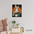thumbnail image 3 of Alice Adventures In Wonderland White Rabbit Canvas Wall Art Print 12X16", 3 of 4