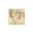 thumbnail image 4 of Railroad Map - Atlantic and Pacific Railroad - Colton 1873 - Vintage Wall Art, 4 of 4