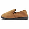 thumbnail image 2 of SLM Men's Faux Suede Slip on Terry Lined  Slipper House Shoes, 2 of 5