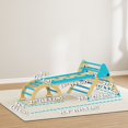 thumbnail image 2 of Qaba 8-in-1 Pikler Triangle Set – Foldable Wooden Climbing Arch & Ramp for Playtime, Blue | Indoor Gym & Balance Toy for Home Use, 2 of 7