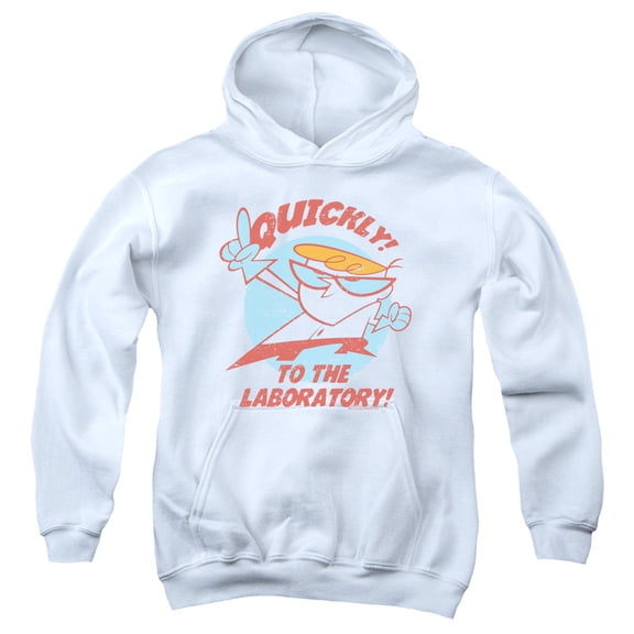 Dexters Laboratory - Quickly - Youth Hooded Sweatshirt - Small