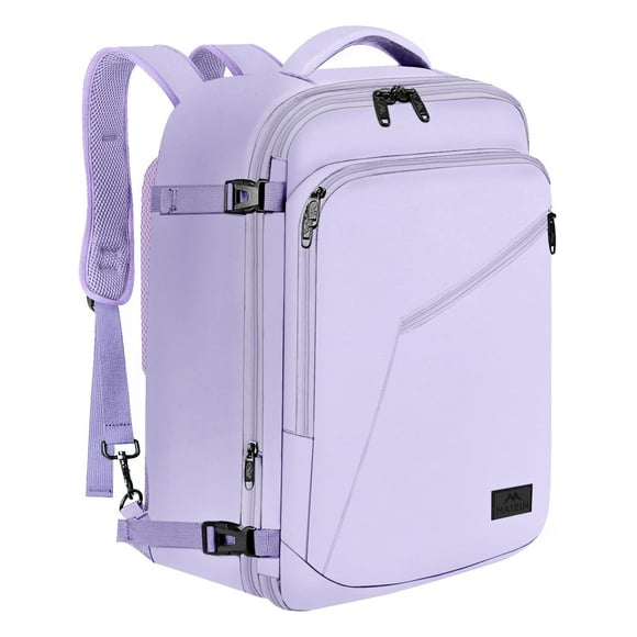 Mochila de viaje MATEIN Carry on 40L para mujer violeta claro