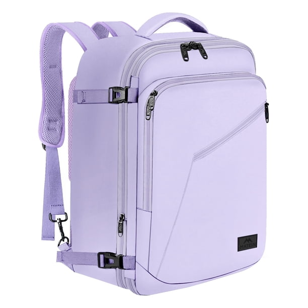 Mochila de viaje MATEIN Carry on 40L para mujer violeta claro