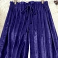 thumbnail image 5 of UAMVSH Lounge Pants Women Trendy Sparkly Slack Elastic Waist Drawstring Long Pants Night-Out Shiny Club Party Outfits Pants, 5 of 7