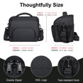 thumbnail image 2 of NOL Natural Organic Lifestyle Large Lunch Bag Insulated Cooler lunch Bag for Men Women Waterproof Lightweight Lunch Box Organiser Leakproof Cooler Tote for Work (Black), 2 of 6