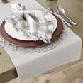 thumbnail image 6 of DII Dove Gray Table Runner 13x72, 13x72", 6 of 11
