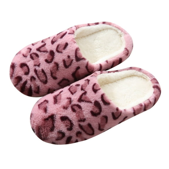 Oyedens Women's Fuzzy House Slippers Comfy Fluffy Memory Foam Non-Slip Indoor Outdoor Plush Bedroom Shoes