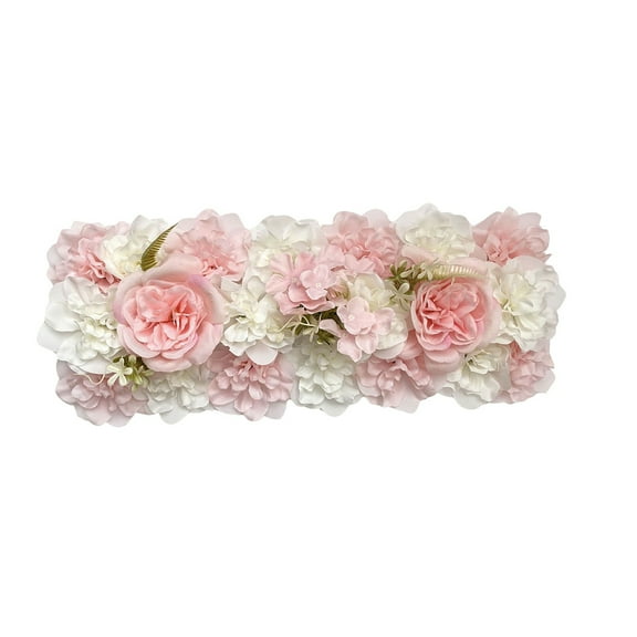 MZXELPRJD Artificial Flower Art Artificial Flower Panels Silk Flower Background Wedding Arch Background 3D Artificial Flowers Rose Panel Flower Wall Mat Day of The Flowers Artificial