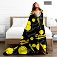 thumbnail image 6 of Softball Blanket Soft Cozy Soccer Baseball Throw Blanket Teens Boys Girls Adults Bed Couch Sofa Blankets for Sport Fans Gifts 80"X60", 6 of 6