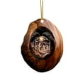 thumbnail image 2 of Wadada 3.1inch Christian Nativity Scenes Ornaments for Christmas Tree Acrylic Imitation Wood Hanging Ornaments with The Birth of Jesus in Nest Plastic Flat Religious Keepsake Pendant for Winter Party, 2 of 4