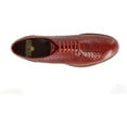 thumbnail image 6 of Stacy Adams Madison Anaconda Print Leather Shoes Red 00055-600, 6 of 7