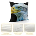 thumbnail image 4 of Orinice Bald Eagle Graphic Decorative Cushion Cover for Home, Couch, Living Room, Sofa - Zipper Closure, Aesthetic Design - 1PC 12x12in, 4 of 5