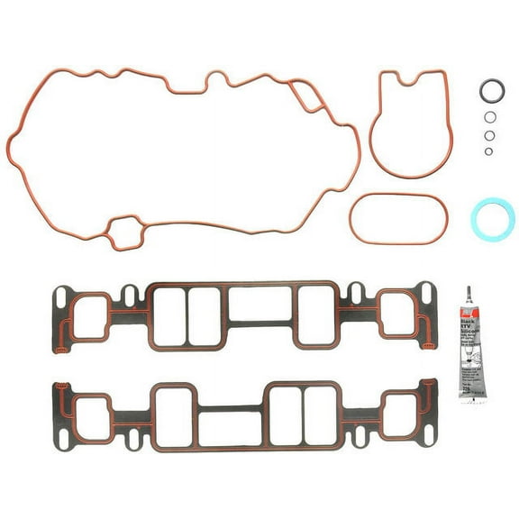 Lower and Upper Intake Manifold Gasket Set - Compatible with 1996 - 2001 GMC Jimmy 4.3L V6 1997 1998 1999 2000
