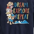 thumbnail image 3 of Paw Patrol - Dream, Explore, Repeat - Toddler And Youth Crewneck Fleece Sweatshirt, 3 of 6