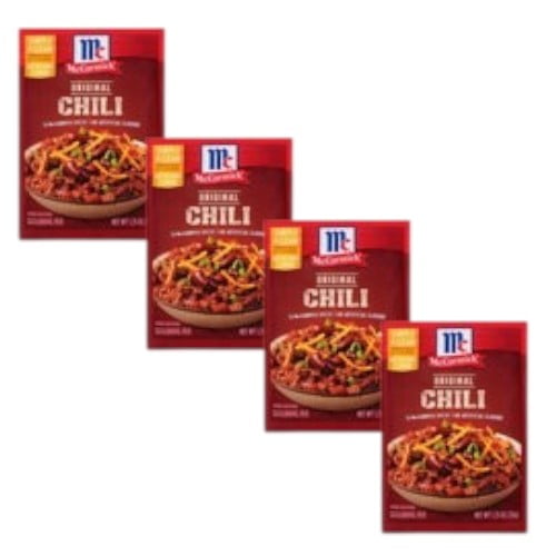 ( 4 Pack ) McCormick Chili Seasoning Mix Original - 1.25oz