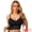 Black, variant on DARING DIVA Women's V Neck Wireless Adjustable Spaghetti Straps Padded Bras Small Black