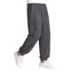 thumbnail image 5 of Niños pantalones niñas Color sólido suelto de ajuste casual deportivo cónico con bolsillos laterales cintura Niños niñas vestido pantalones, 5 of 8