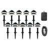 Coleman Cable 95534 MOONRAYS Plastic Low Voltage Lights - Black