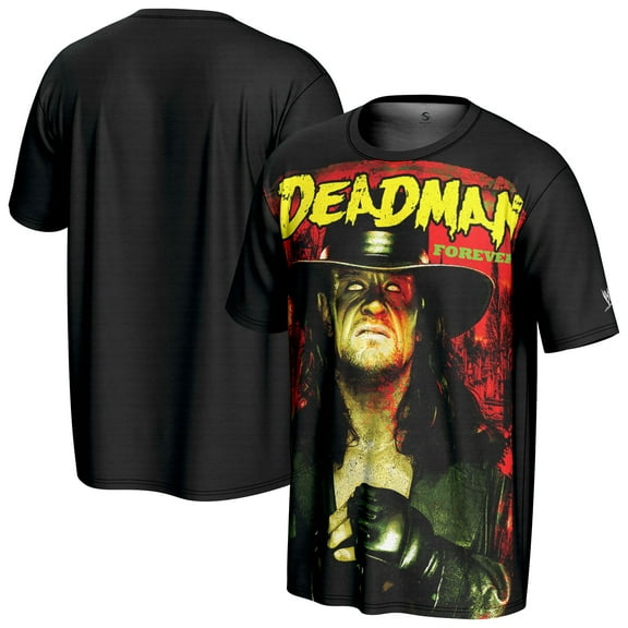 Men's ProSphere Black The Undertaker Deadman Forever T-Shirt