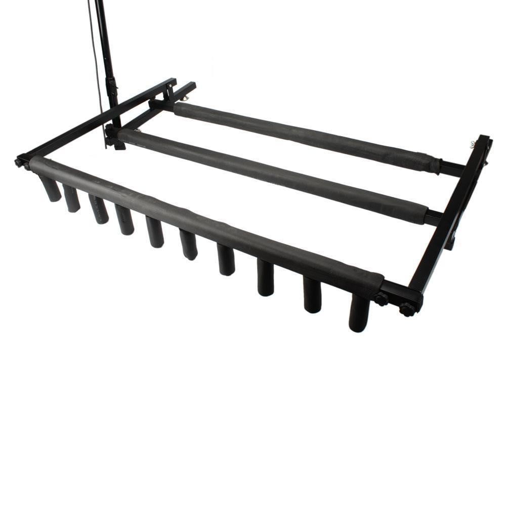 LINJH New 9 Guitar Stand Multiple 9 Display Rack Folding Padded Organizer