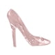 thumbnail image 1 of Zapatos de acrílico transparente, decoración, figurita, zapatillas de princesa, decoración del hogar Rosado, 1 of 9